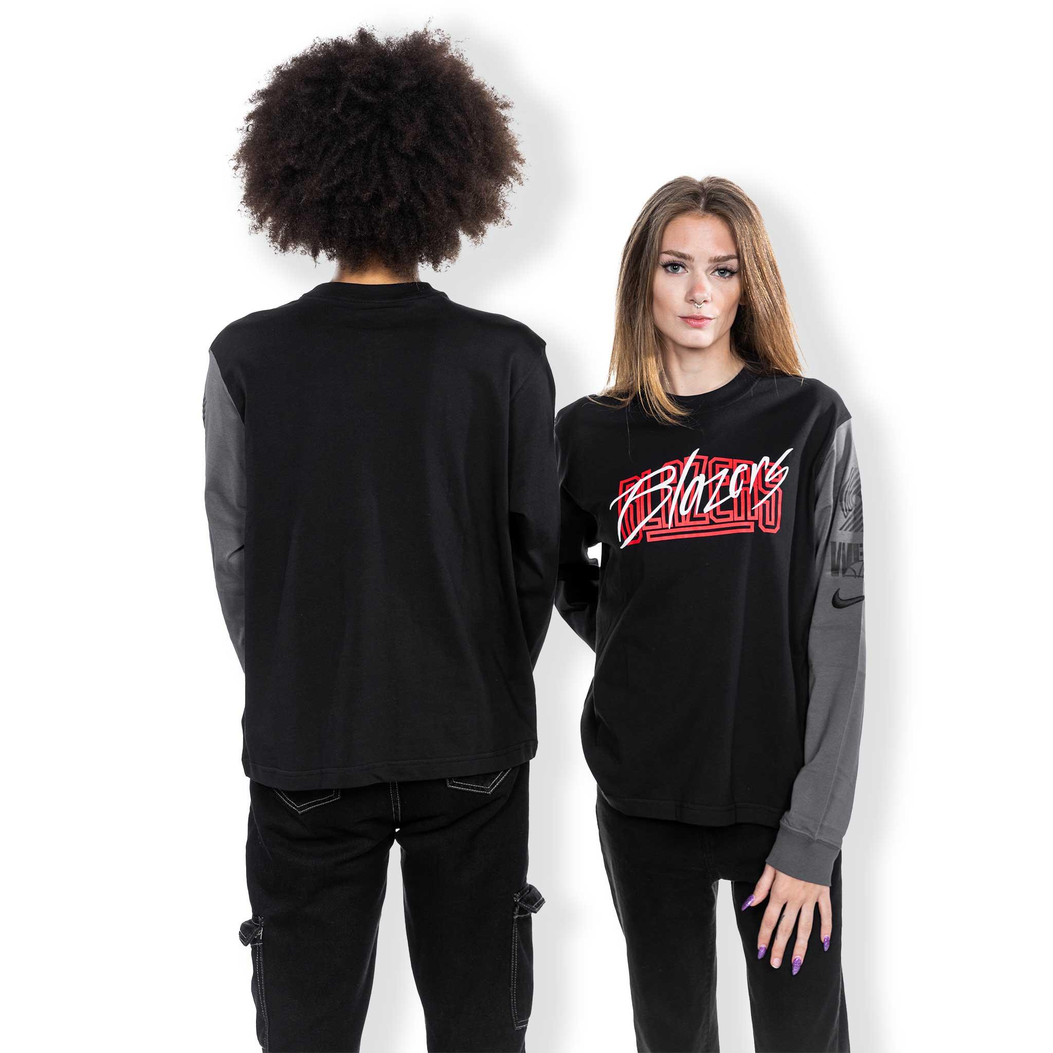 Nike Women's Long Sleeved Black T-shirt