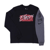 Nike Women's Long Sleeved Black T-shirt